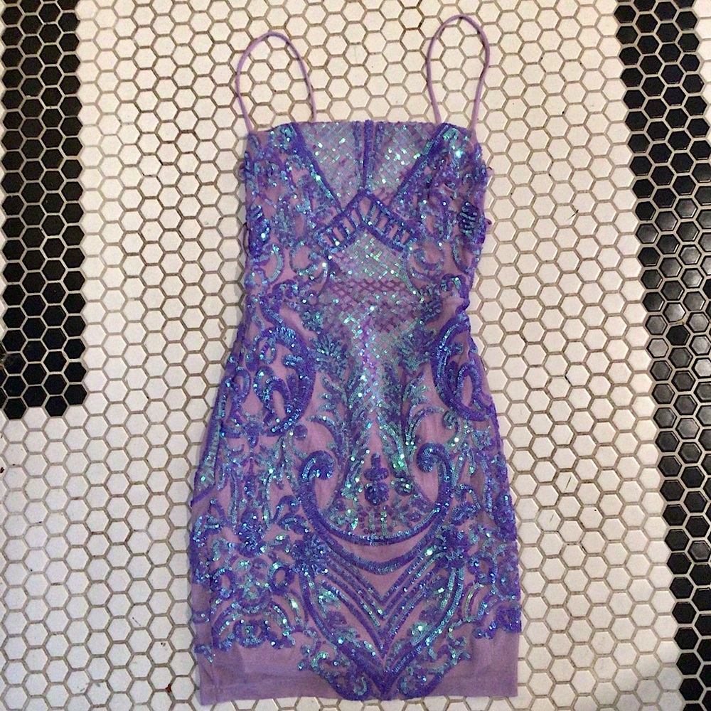 Lucy in the Sky Sequin Dress